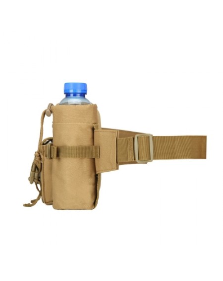 Camouflage Tactical Kettle Waist Bag Sports Water Bottle Pocket